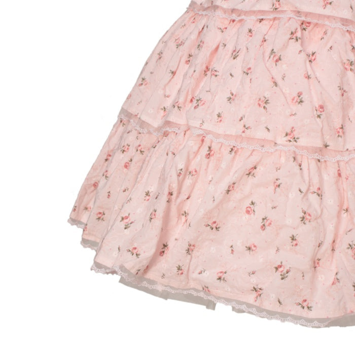 USED】プチローズ3段フリルジャンパースカート | Angelic Pretty  