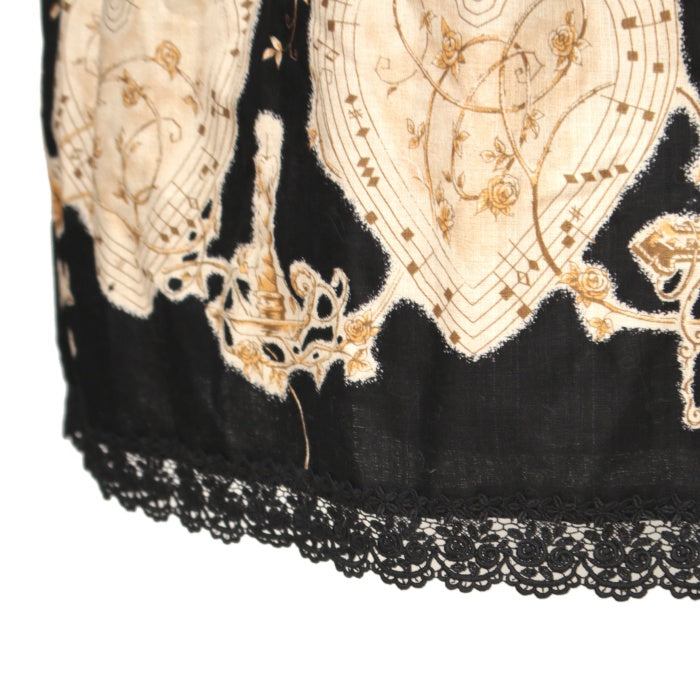 USED】賛美歌柄ロングジャンパースカート | ALICE and the PIRATES