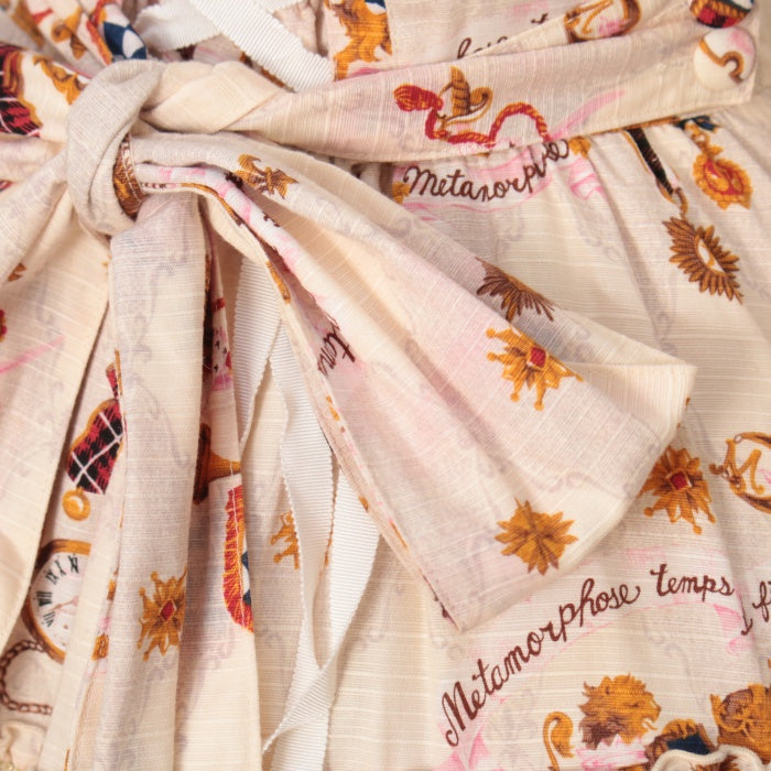 USED】オールドエンブレムティアードジャンパースカート