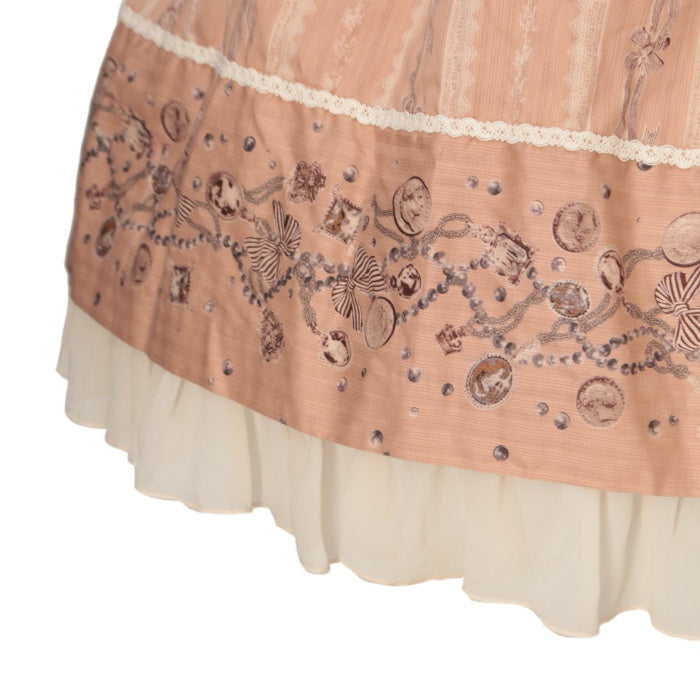 USED】ジュエルリボンパフスリーブドレス | Victorian Maiden