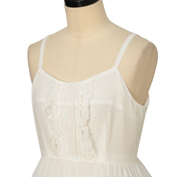 ヴィクトリアンメイデン シフォンアンダードレス Shirring Chiffon Long Under JSK (2021) by Victorian Maiden