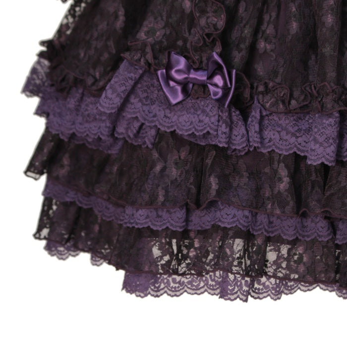 【新品】メタモルフォーゼ　morphose 追憶の姫君 ワンピース 紫 USED】追憶の姫君 ドレス | metamorphose | ロリータ ゴスロリブランド