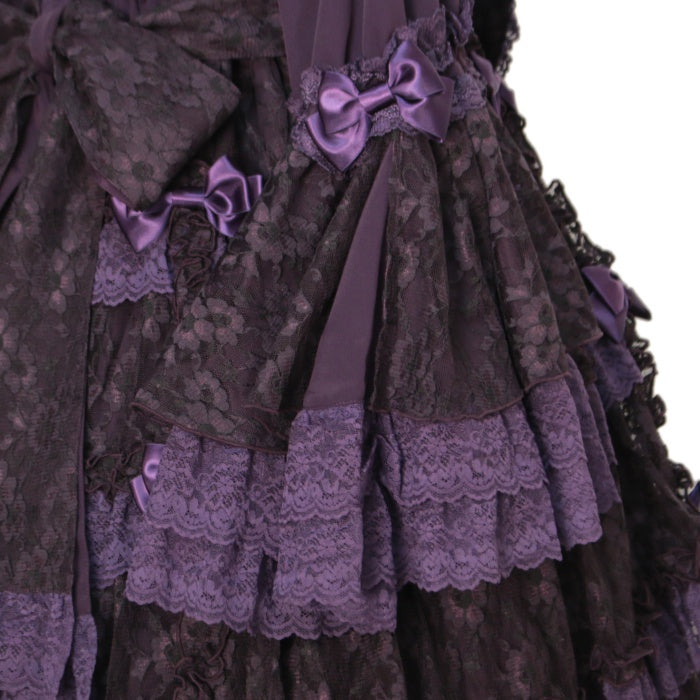 【新品】メタモルフォーゼ　morphose 追憶の姫君 ワンピース 紫 USED】追憶の姫君 ドレス | metamorphose | ロリータ ゴスロリブランド