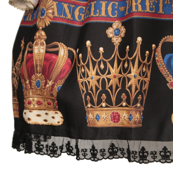 Angelic Pretty Loyaltyワッペンマント クロ×ワイン Angelic Pretty