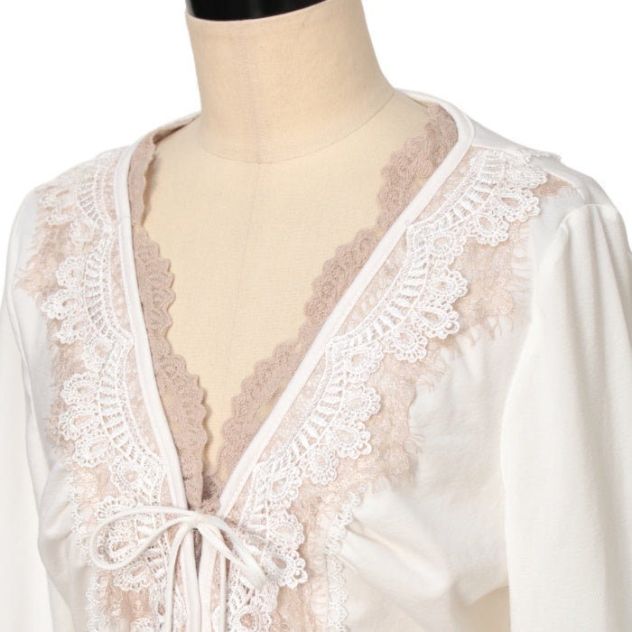 Ozz on Rozen Kavalier レース切替カットソー Ozz on Rozen Kavalier レース切替カットソー
