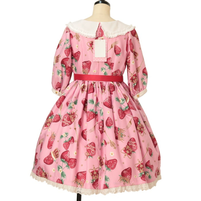 Angelic pretty  Crown Berry ワンピース USED】Royal Crown Berryワンピース | Angelic Pretty