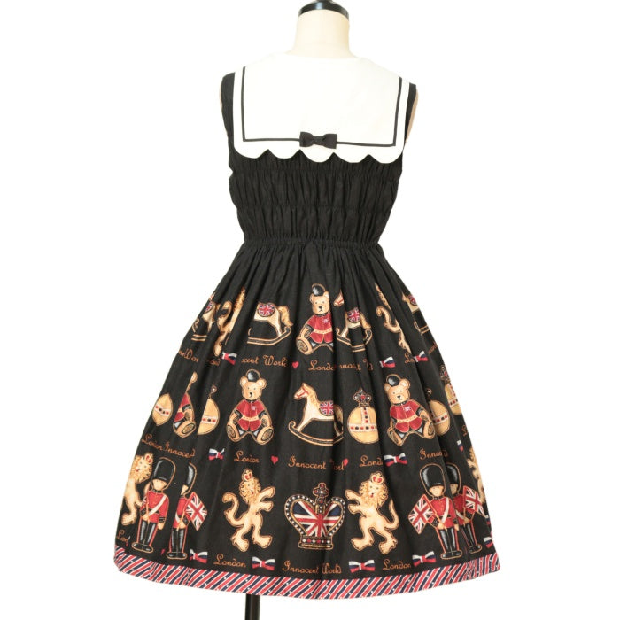 USED】【Mサイズ】HAPPY LONDON セーラージャンパースカート