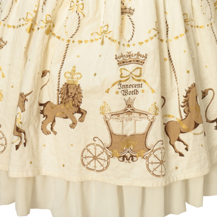 USED】【Mサイズ】クラウンカルーセルバッスルジャンパースカート