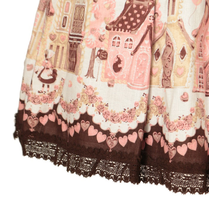 Chocolate Fascinate Fairytale柄スカート USED】Chocolate Fascinate Fairytale柄チョコラテスカート | BABY