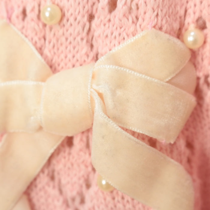 Angelic Pretty - ハート透かしリボンボレロ USED】ハート透かし編みリボンボレロ | Angelic Pretty