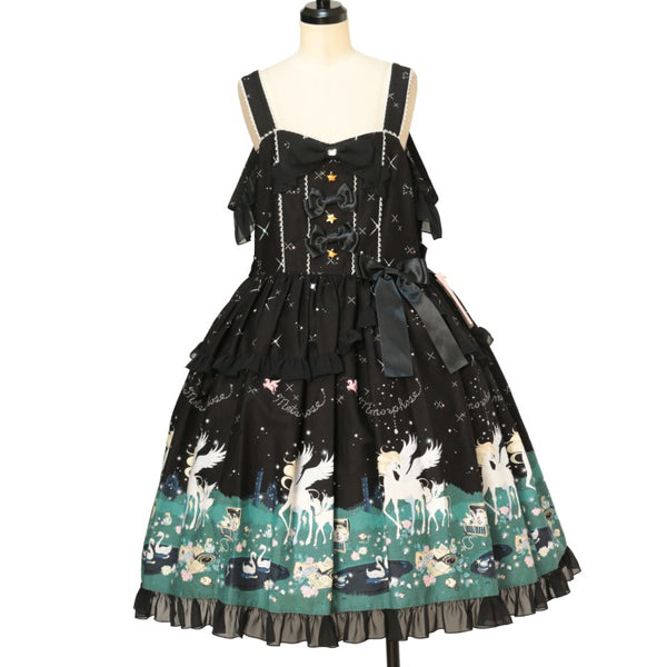 USED】【プラスサイズ】twinkle journeyフリルジャンパースカート