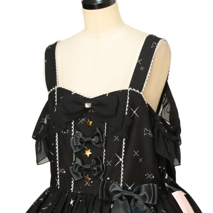 USED】【プラスサイズ】twinkle journeyフリルジャンパースカート