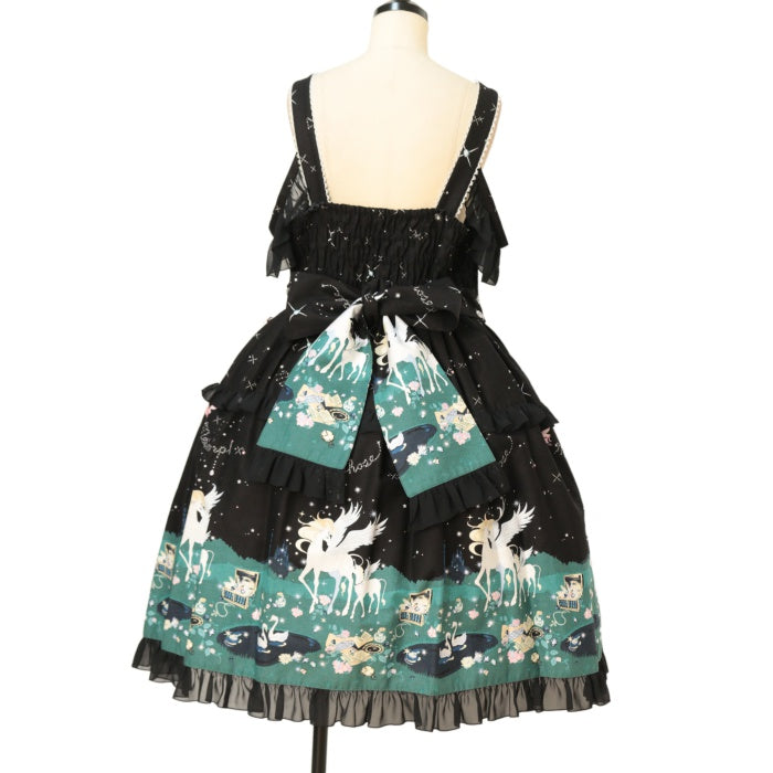 USED】【プラスサイズ】twinkle journeyフリルジャンパースカート