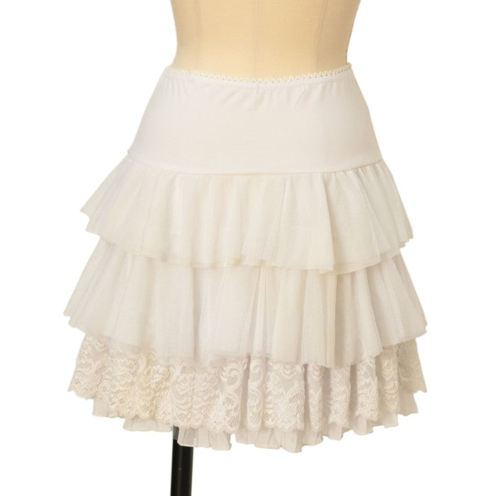 OZZONESTE 黒 フリル ミニスカート ElegantRose OZZONESTE 黒 フリル