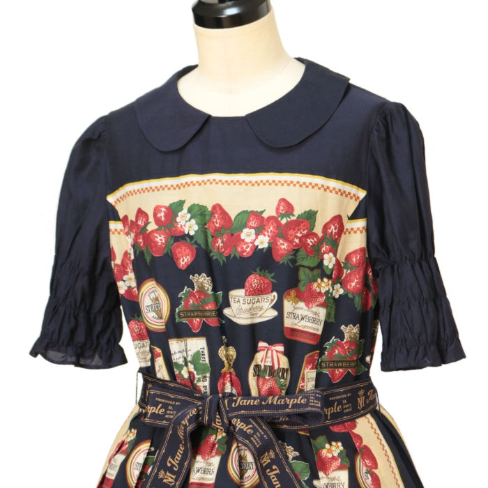 ジェーンマープル フレンチロゴリボンタブリエドレス 【激安大特価