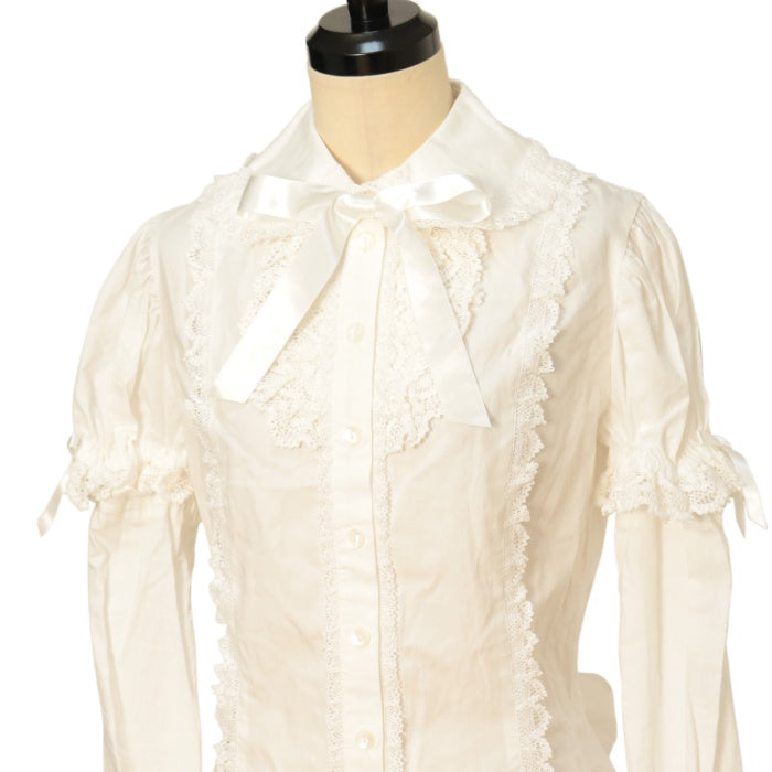 angelic pretty お袖取り外し可能ブラウス Frill See-Through Off-Shoulder Blouse by Angelic Pretty