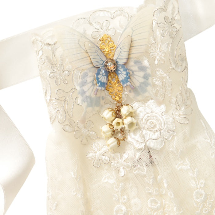 USED】【Royal princess Alice＆森薗コラボ】スズラン＆蝶のレース 