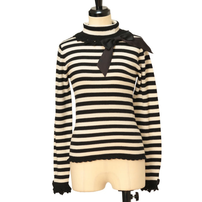 Alice auaa ボーダー　カットソー　変形 Alice auaa ボーダー カットソー 変形 LANDS OF Eden.（ランズオブ