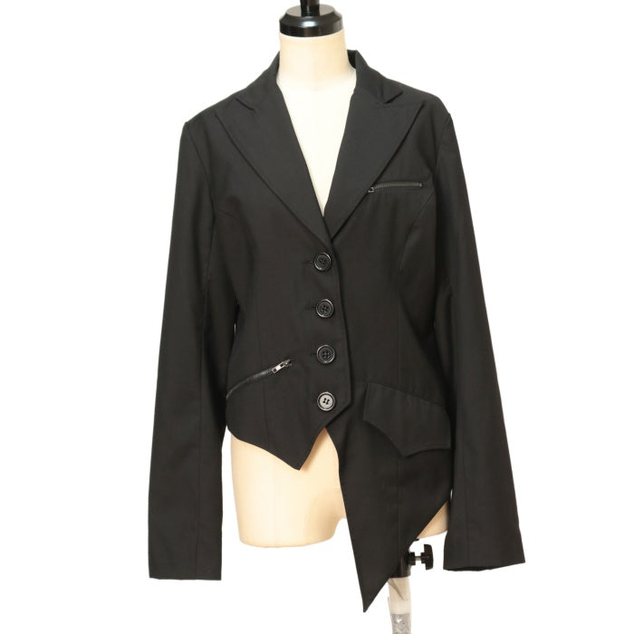 BLACK PEACE NOW アシンメトリックカット 変形ジャケット USED】【PEACE NOW/Mサイズ】アシンメトリージャケット | BLACK PEACE