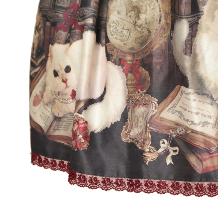 Enchantlic Enchantilly 秘密の書斎　スカート Queen cat〜秘密の書斎 スカート | Enchantlic Enchantilly