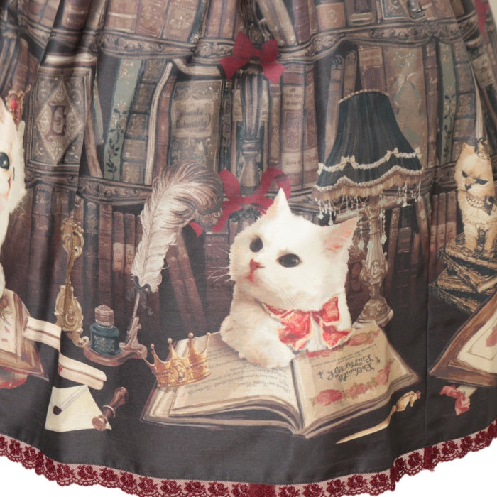 Enchantlic Enchantilly 秘密の書斎　スカート Enchantlic Enchantilly Queen Cat～秘密の書斎～スカート アンシャン