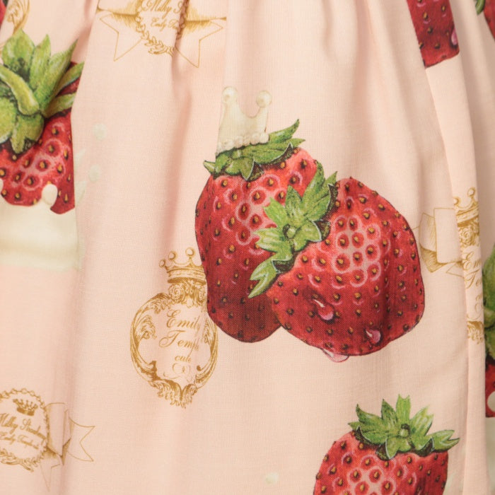 Creamy Strawberry ノースリーブワンピース USED】Creamy Strawberry ノースリーブワンピース | Emily