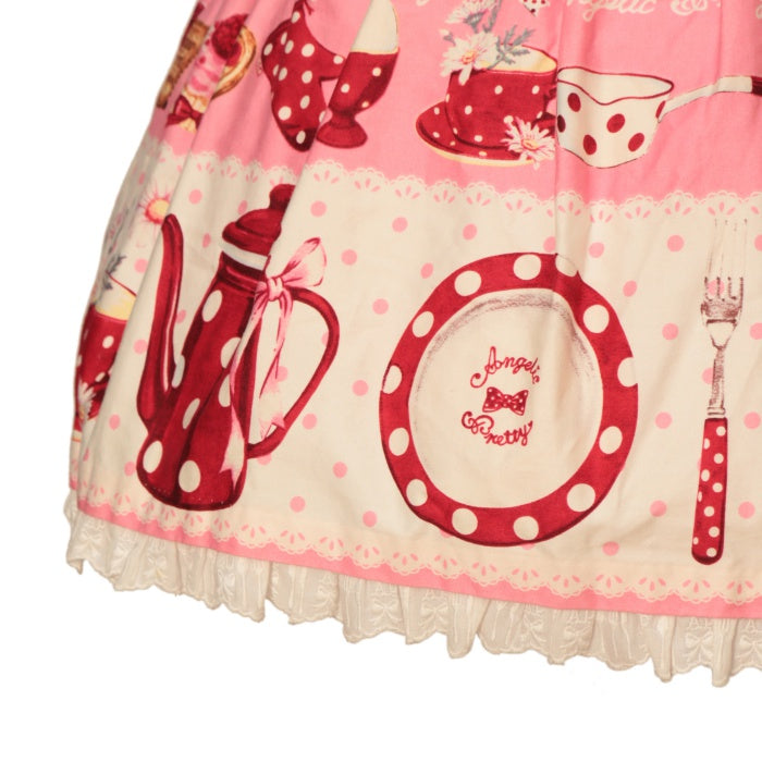 USED】French Cafe切替ジャンパースカート | Angelic Pretty