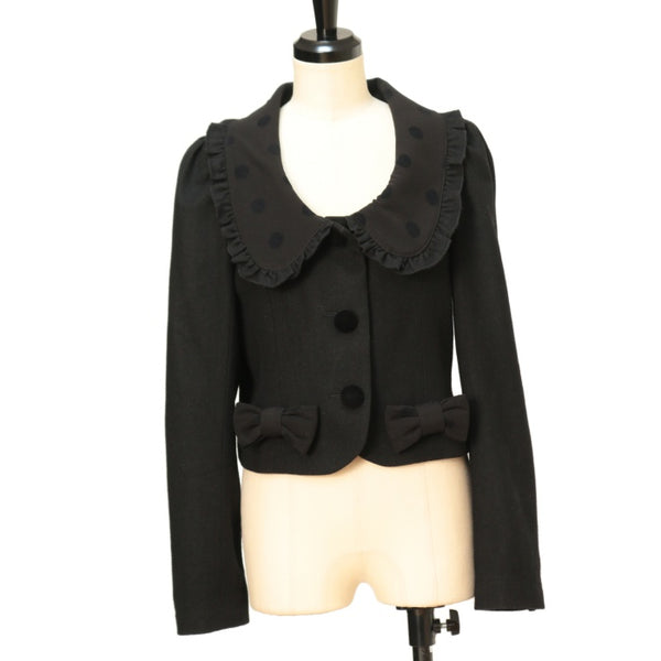 BLACK PEACE NOW * ショートジャケット USED】【Mサイズ】テーラードショートジャケット | BLACK PEACE