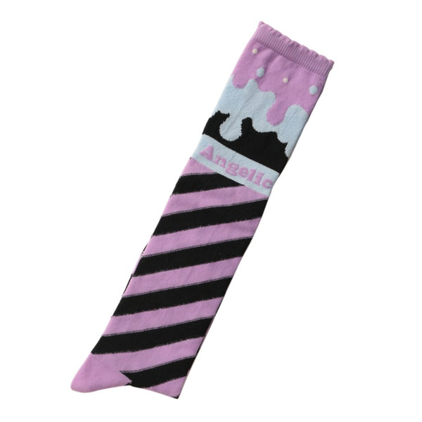 Angelic Pretty★【新品】Milky Planet ハイソックス Milky Planet Knee Socks by Angelic Pretty