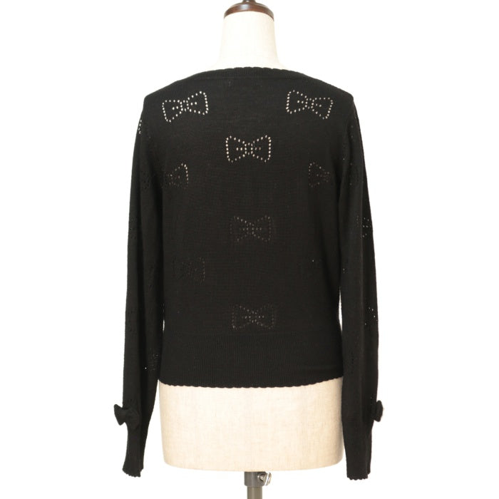 Angelic Pretty ゆらゆらリボン刺繍ニットカーディガン