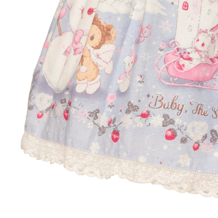 USED】くみゃちゃんの雪の王国柄ジャンパースカートⅠ | BABY, THE