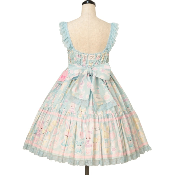 USED】Fancy Paper Dollsティアードジャンパースカート | Angelic