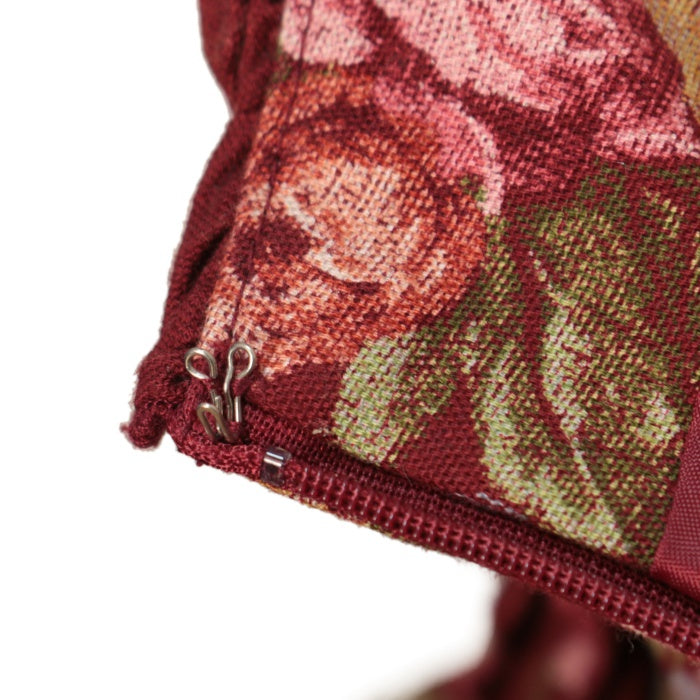 【美品】メタモルフォーゼ ゴブランプリント フリル ドレープ ジャンパースカート USED】ゴブランプリント ドレープジャンパースカート