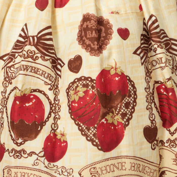 USED】Strawberry Loves Chocolate柄ジャンパースカートⅡ | BABY, THE