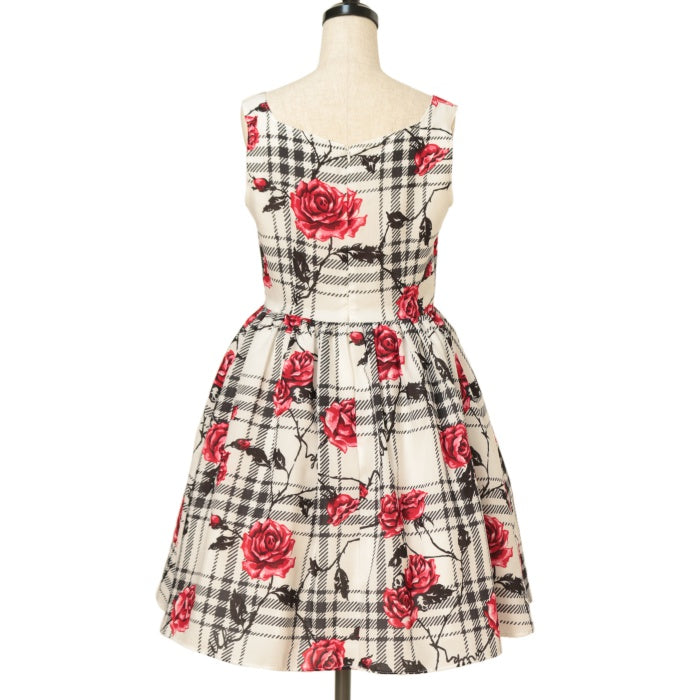 MILK ラヴィアンローズドレス ホワイトベース USED】ラヴィアンローズドレス | MILK | ロリータ ゴスロリブランド服