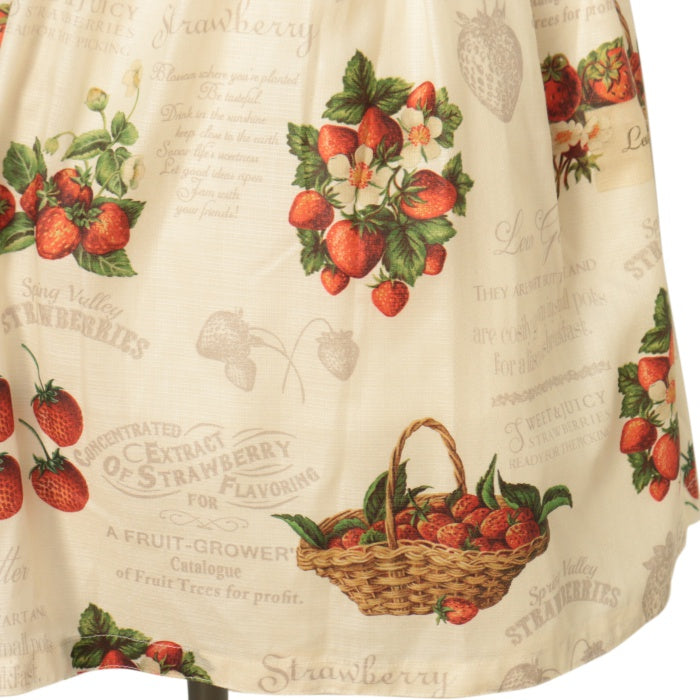 USED】Strawberry Garden袖付きワンピース | Leur Getter Wunderwelt