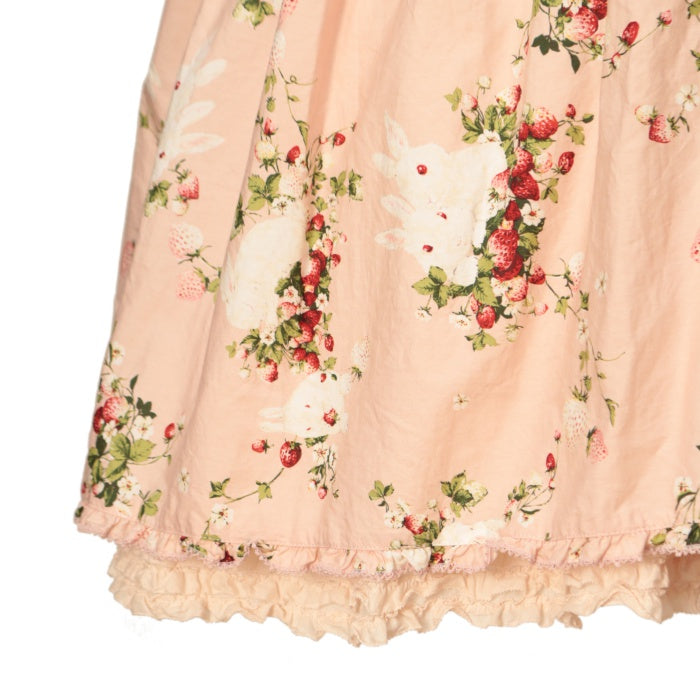 ピンクハウス❤️【美品】いちごプリントのミディ丈ワンピース❤️ ピンクハウス いちごプリントミディ丈ワンピース - メルカリ