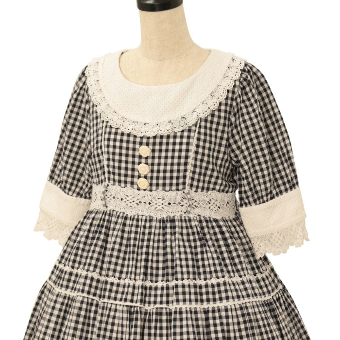 新品未使用 タータンチェックシャーメインワンピース タータンチェックシャーメインワンピース(オフシロ)｜ ベイビー