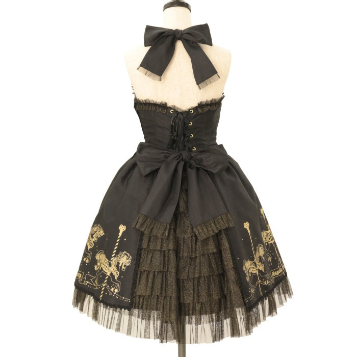 Twinkle Carnival ホルターネックジャンパースカート　カチューシャ USED】Twinkle Carnivalホルターネックジャンパースカート| Angelic