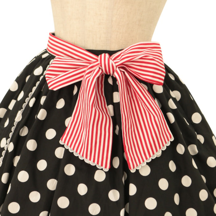 Angelic Pretty】シフォンティアードスカート 水玉 ドット ピンク