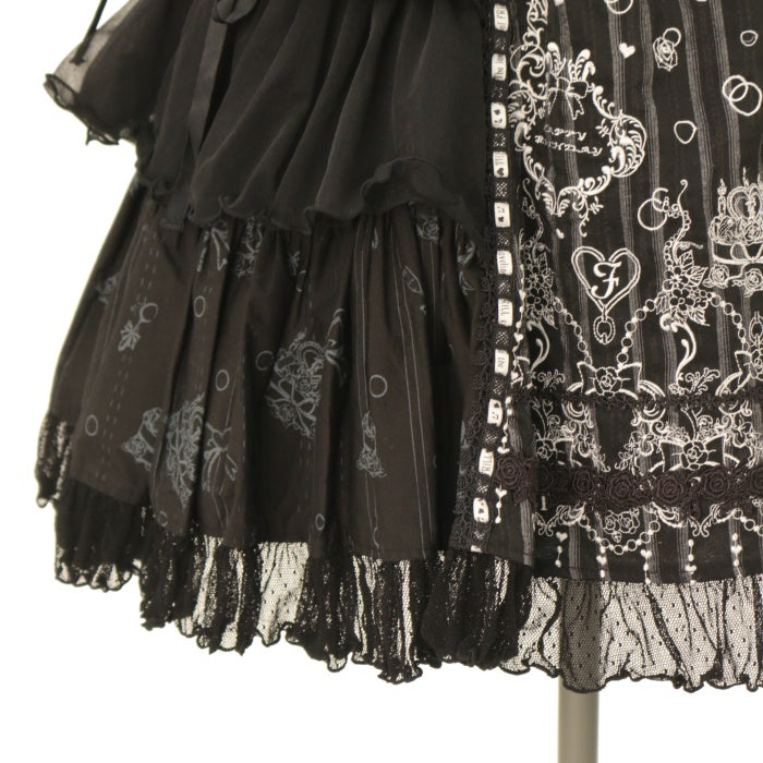 H.NAOTO FRILL ワンピース USED】FRILL サイドレース刺繍ワンピース | h.NAOTO Wunderwelt Online