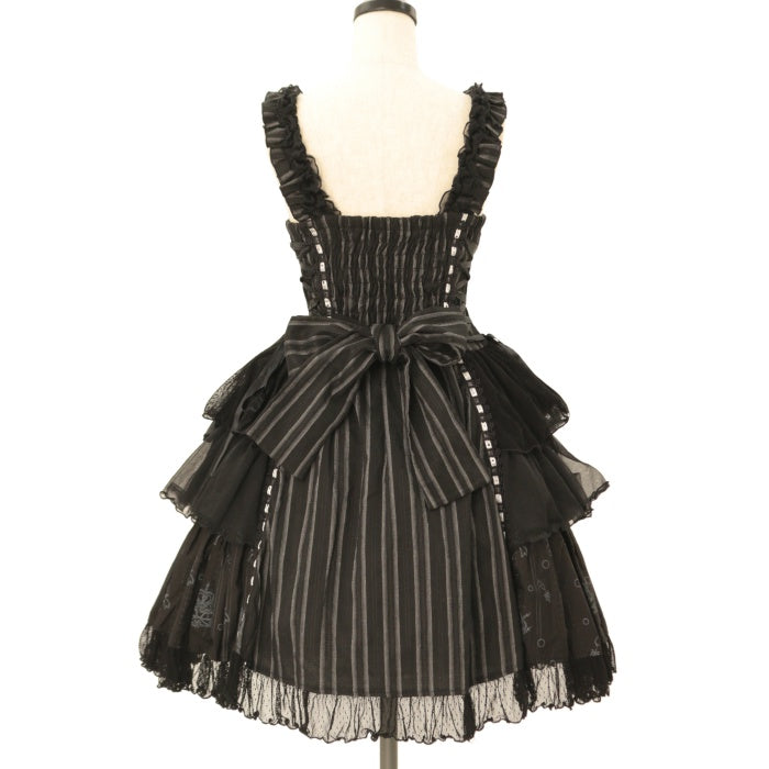 HANGRY&ANGRY　半袖 ワンピース　h.NAOTO USED】FRILL サイドレース刺繍ワンピース | h.NAOTO Wunderwelt Online