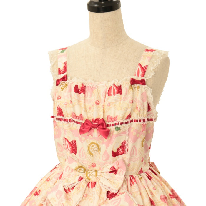 Melty Berry Princess Shirring JSK by Angelic Pretty