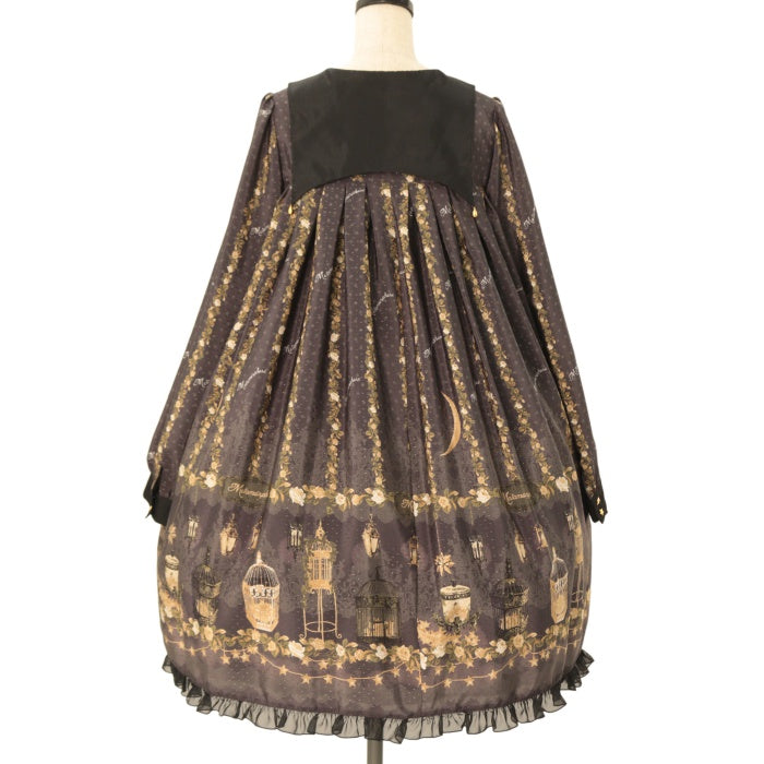 morphose Star Rose Aラインワンピース ネイビー Metamorphose Star