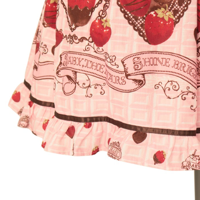 USED】Strawberry Loves Chocolate柄ジャンパースカートⅢ＆カフェ