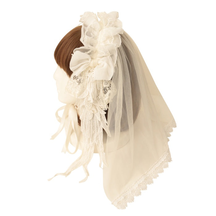 MR corset ロングベールヘッドドレス USED】ANGEL WINGベール付きヘッドドレス | MR | ロリータ