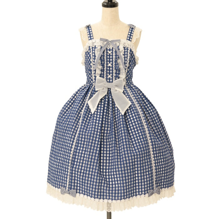 USED】Hummingギンガムジャンパースカート | Angelic Pretty