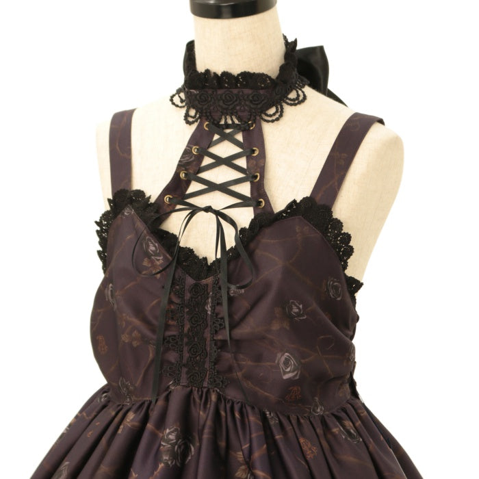 USED】薔薇の誓い～愛と裏切りの輪舞曲～柄ジャンパースカートⅡ