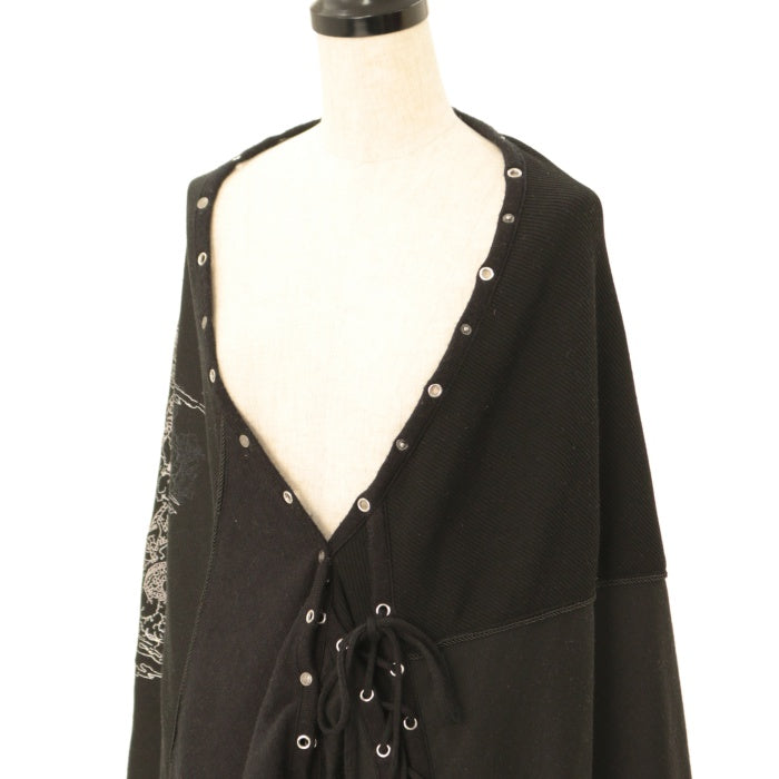 USED】croce ドラゴン刺繍レースアップストール | Ozz On Wunderwelt
