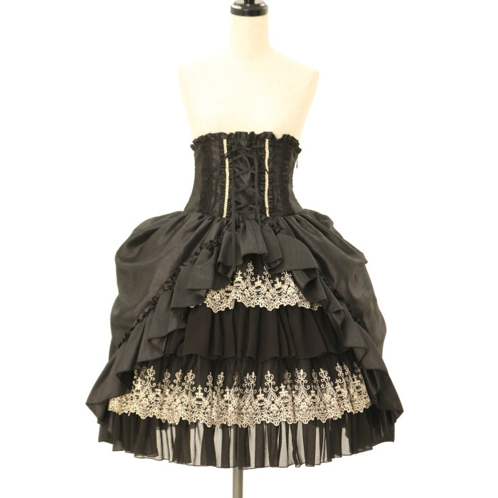 アトリエピエロ シャーロットバッスルコルセットスカート USED】シャーロットバッスルコルセットスカート | ATELIER-PIERROT